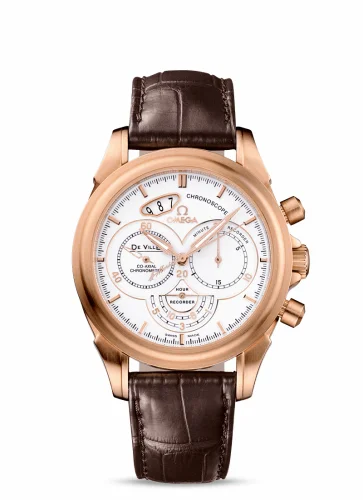 Omega De Ville Co-Axial 41 Chronoscope Red Gold / White / St Moritz 422.53.41.50.04.001 (42253415004001)